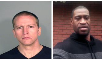 Derek Chauvin and George Floyd