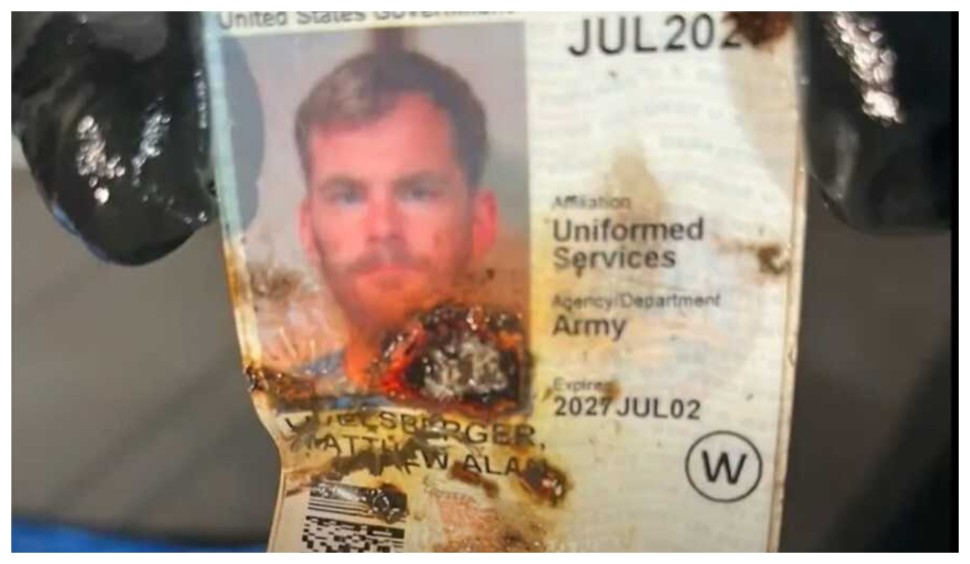 Burned ID Card