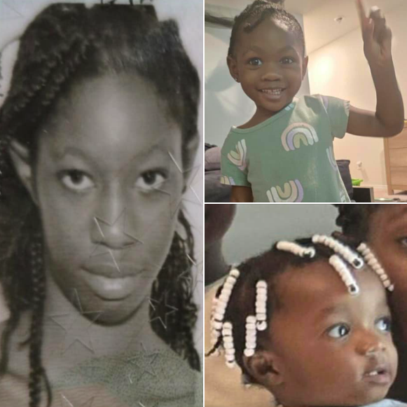 Ratashia Thomas, 20, and her two children