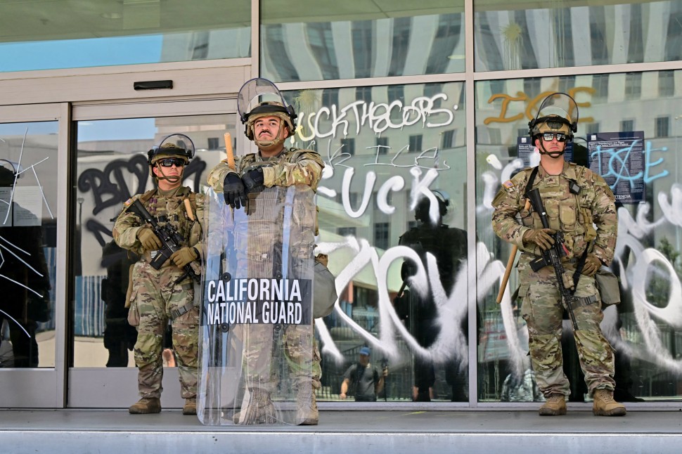 Trump's National Guard Troops Deployed for LA Protests Are Still