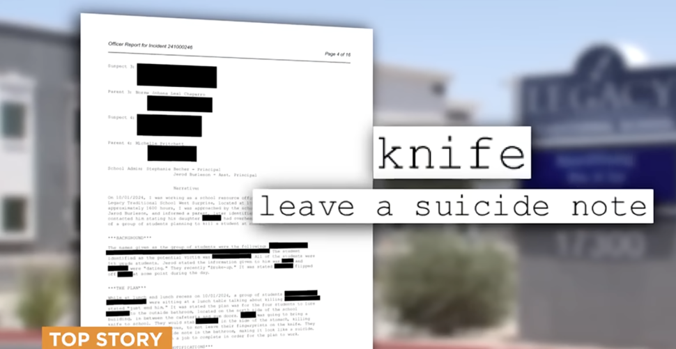 Multiple 5th grade girls arrested for murder plot in Surprise